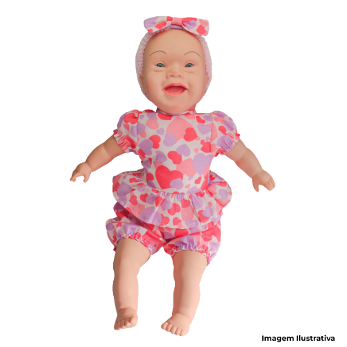 Brinquedo Boneca Menina Branca Inclusiva - Síndrome De Down - Portal de Adesões