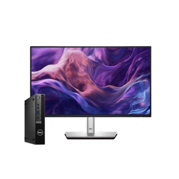 Computador Desktop Dell Optiplex 7020 MFF: Processador i3| 8GB Memória8GB| 256GB SSD| Monitor 24"| Garantia 3 Anos On-Site