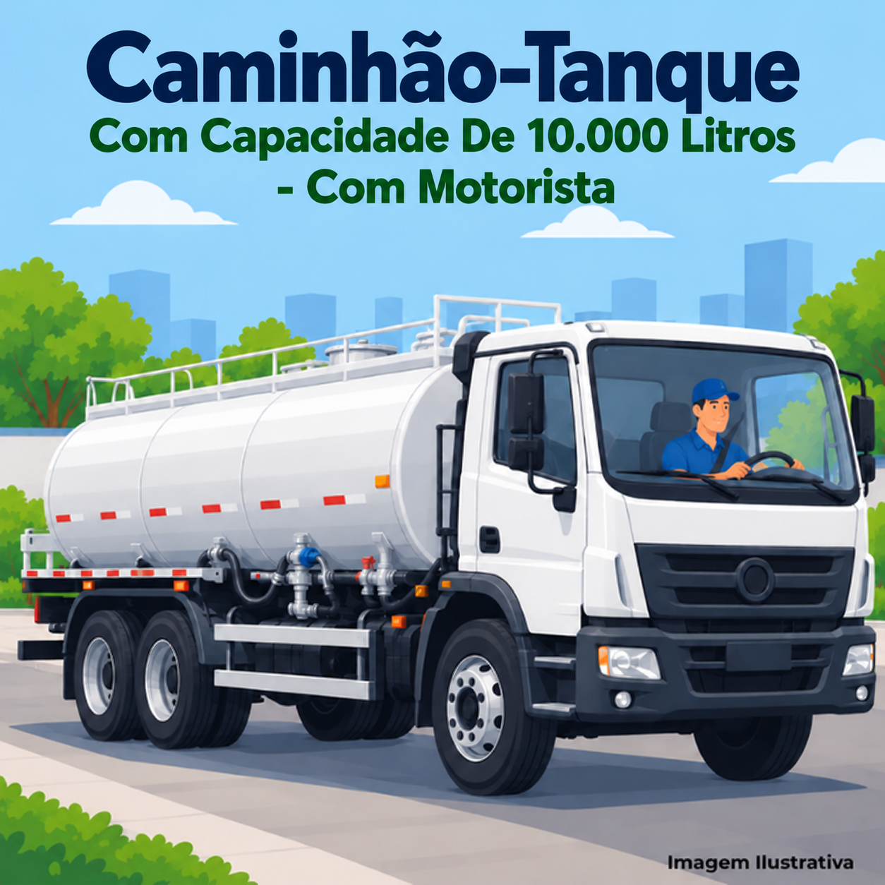 Caminhão-Tanque Com Capacidade De 10.000 Litros - Com Motorista - Portal de Adesões