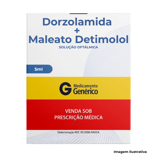 Dorzolamida + Maleato Detimolol Solução Oftálmica 5ml - Portal de Adesões
