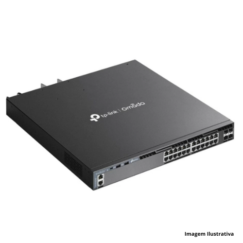 Switch TP-Link SG6428XHP + 2× TP-Link TL-SM5310-T - Portal de Adesões