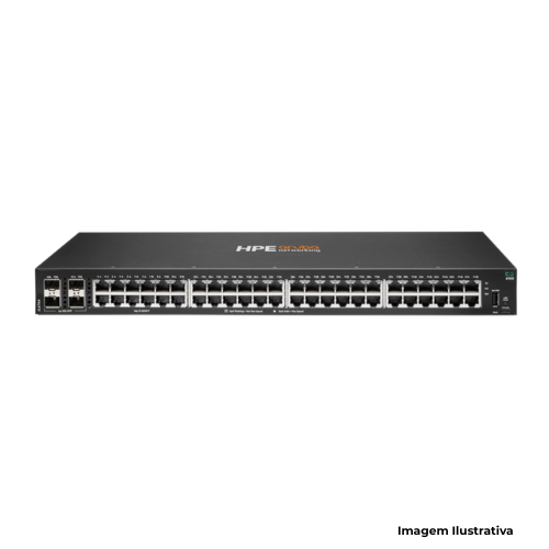 Switch HPE Aruba Networking JL676A CX 6100 48G 4SFP+ HPE Aruba Networking Central Switch Class-1 Foundation Q9Y70AAE