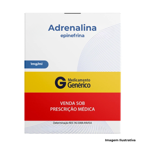 Adrenalina (Epinefrina) 1mg/ml Solução Injetável Ampola 1ml - Portal de Adesões