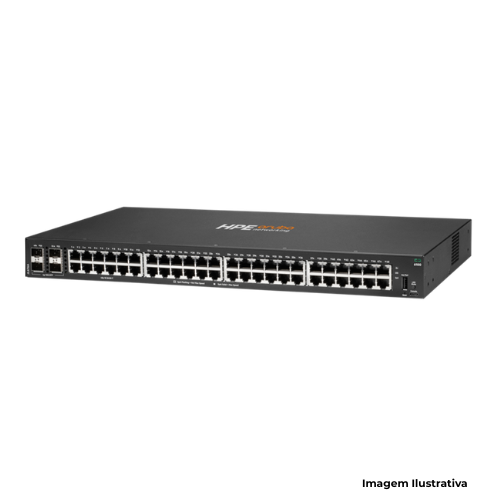 Switch HPE Aruba Networking JL676A CX 6100 48G Class4 PoE 4SFP+ 370W HPE Aruba Networking Central Switch Class-1 Foundation Q9Y70AAE - Portal de Adesões