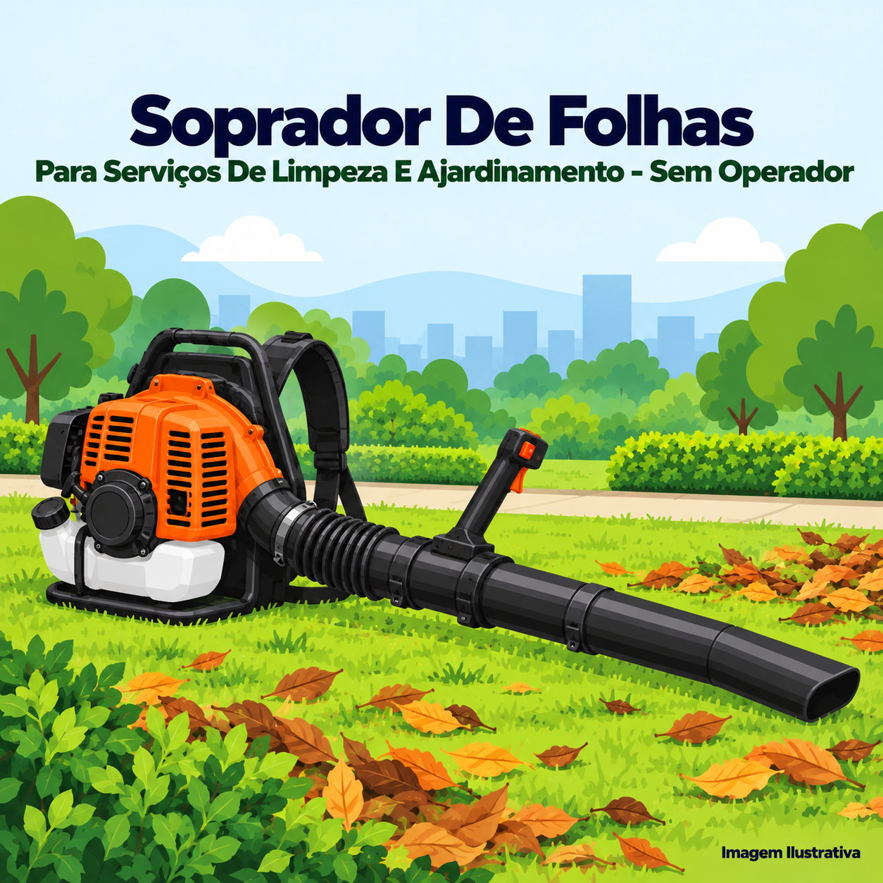 Soprador De Folhas Para Serviços De Limpeza E Ajardinamento - Sem Operador - Portal de Adesões