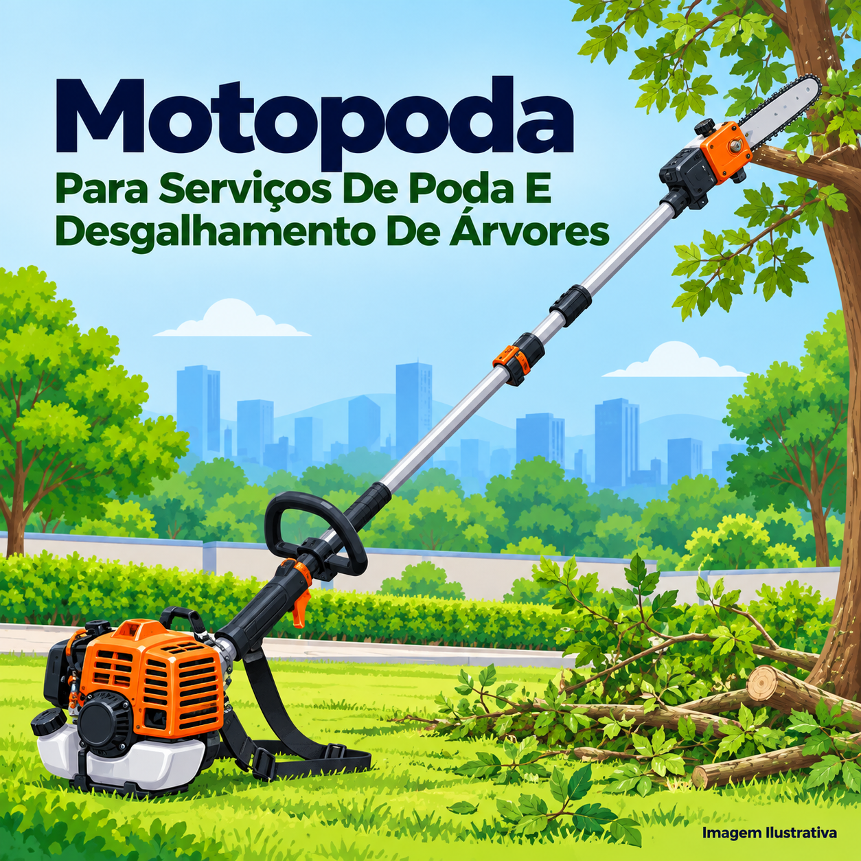 Motopoda Para Serviços De Poda E Desgalhamento De Árvores - Portal de Adesões