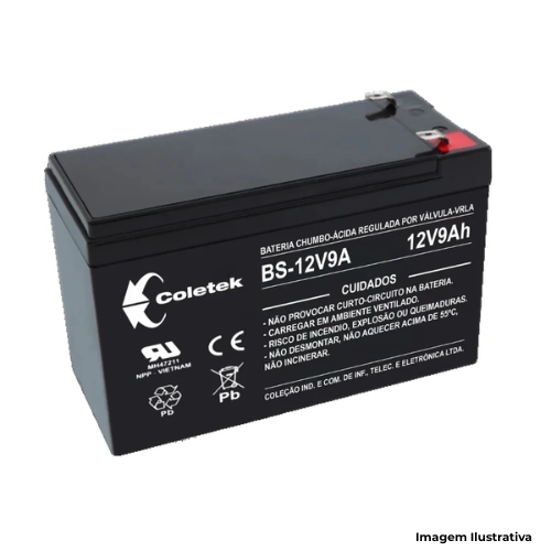 Bateria VRLA Coletek BS-12V9A-L T1 – 12 V 9 Ah - Portal de Adesões