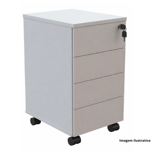 Gaveteiro Volante 4 Gavetas 40x45x65cm Fit FT1F019/40 - Portal de Adesões