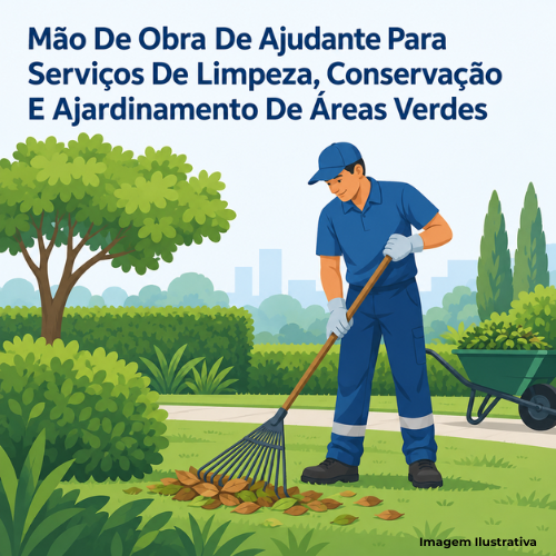 Mão De Obra De Ajudante Para Serviços De Limpeza, Conservação E Ajardinamento De Áreas Verdes - Portal de Adesões
