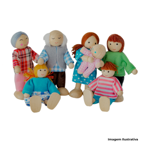 Brinquedo Família Terapêutica Branca 07 Personagens - Portal de Adesões