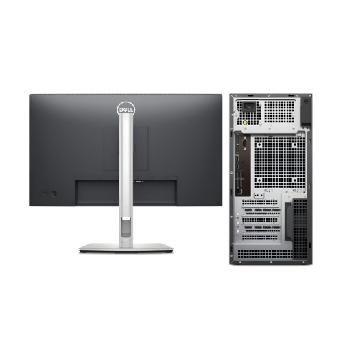 Workstation Dell Pro Max Tower T2 FCT2250: Processador Ultra 9| 128GB RAM| 2+2TB SATA| 2TB SSD| 2x Monitor 23,8"| NVIDIA RTX 4000| Garantia 3 Anos On-Site