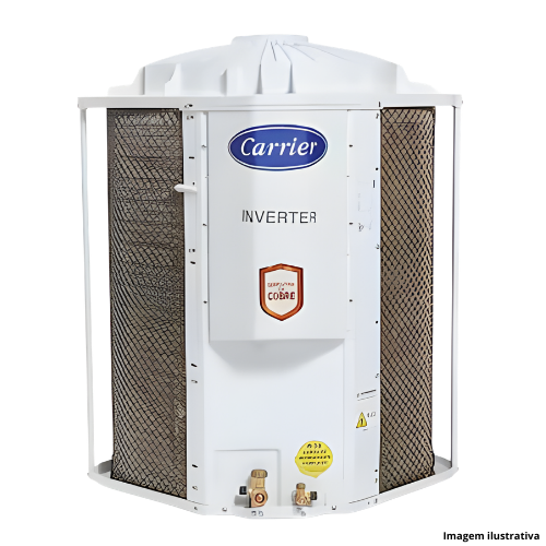 Ar-Condicionado Carrier Xpower Connect Inverter 42ZQVD36C5.38CQVD36515MC: 36.000 Btus| Split Piso Teto| Ciclo Quente/Frio