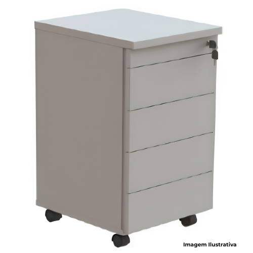 Gaveteiro Volante 4 Gavetas 40x45x65cm Fit FT1F019/40 - Portal de Adesões