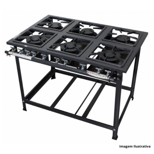 Fogão Itajobi G2 P7 INOX 77123CI + Forno Itajobi 48L Tampa Inox 9008 - Portal de Adesões
