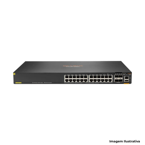 Switch De Acesso HPE Aruba Networking CX 6200F 24G 4SFP+ JL724B - Portal de Adesões