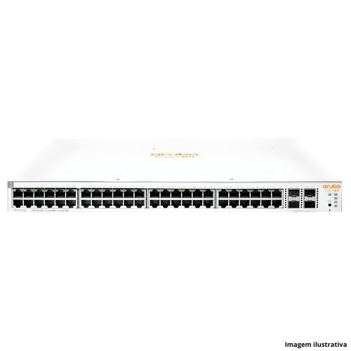 Switch HPE Aruba Instant On 1930 JL686B 48 Portas + Cabo Console RJ45 E Acessórios: Processador 800 MHz| Garantia 3 Anos - Portal de Adesões