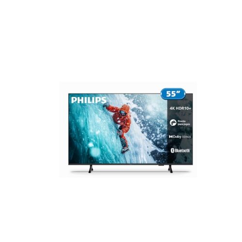 Televisor Philips 55PUG7300/78: Smart TV 55"| Led Ultra HD 4K| Comando De Voz| Google TV| Wi-fi| Bluetooth| HDMI| USB| LAN Ethernet - Portal de Adesões