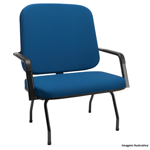 Cadeira Fixa Plaxmetal Operativa Plus Size AL170-A-F4P-PLS - Portal de Adesões