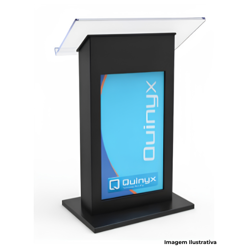 Pulpito Digital Com Display Integrado Quinyx QPD-4301-ZB39 - Portal de Adesões