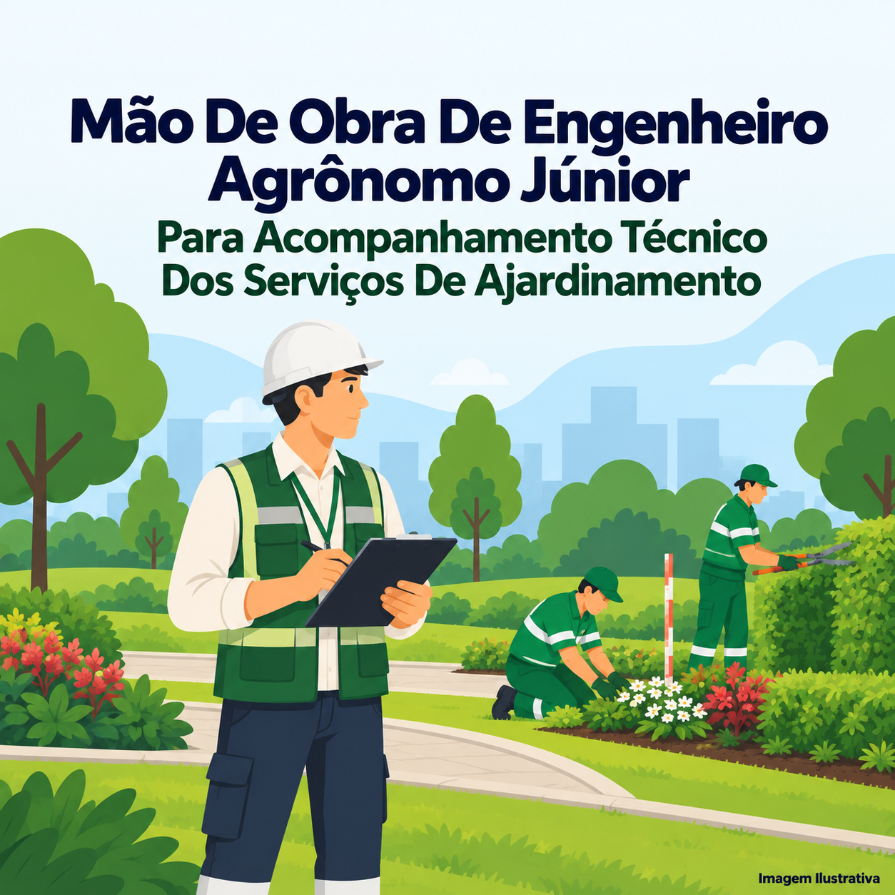Mão De Obra De Engenheiro Agrônomo Júnior Para Acompanhamento Técnico Dos Serviços De Ajardinamento - Portal de Adesões