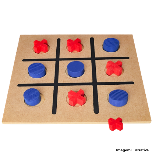 Brinquedo Jogo da Velha Adaptado Em MDF - Portal de Adesões