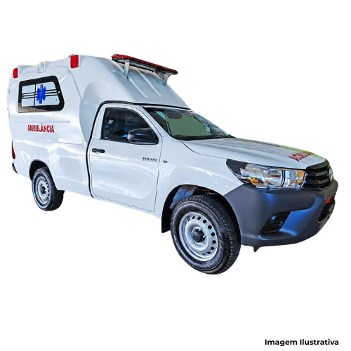 Veículo Caminhonete Toyota Hylux 2.8 CS Turbodiesel - Adaptada Ambulãncia Simples Remoção - Portal de Adesões