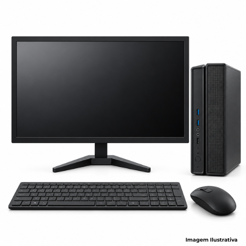 Computador Desktop Slim MegaCorp MBM-2000: Processador i7| 16GB RAM| 1TB SSD| Monitor 24"| Garantia de 1 Ano - Portal de Adesões