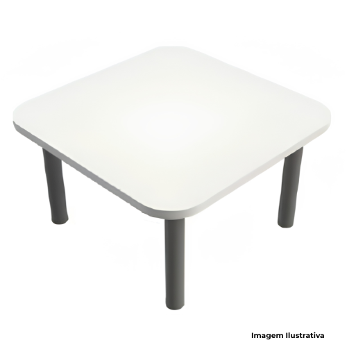 Mesa de Canto 70x70x40cm Genius 79007 - Portal de Adesões