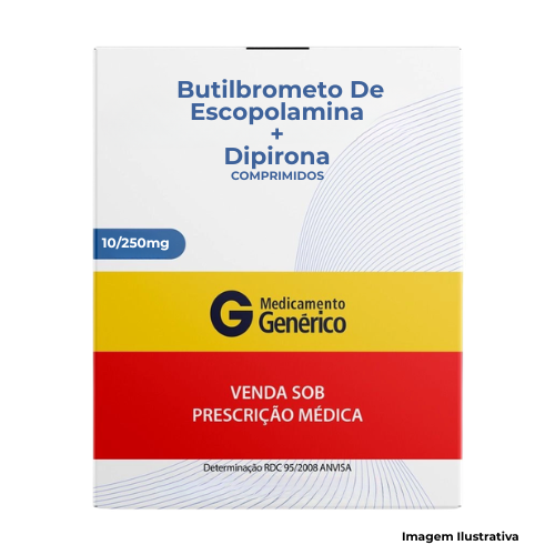 Butilbrometo De Escopolamina + Dipirona 10/250mg Comprimidos - Portal de Adesões