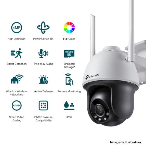 Câmera IP PT TP-Link VIGI C540-W - Portal de Adesões