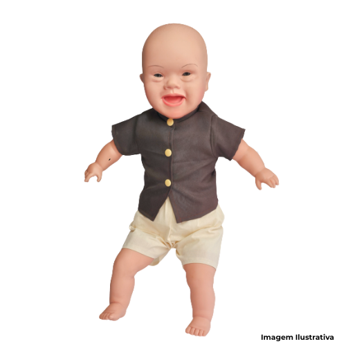 Brinquedo Boneco Menino Branco Inclusivo - Síndrome De Down - Portal de Adesões