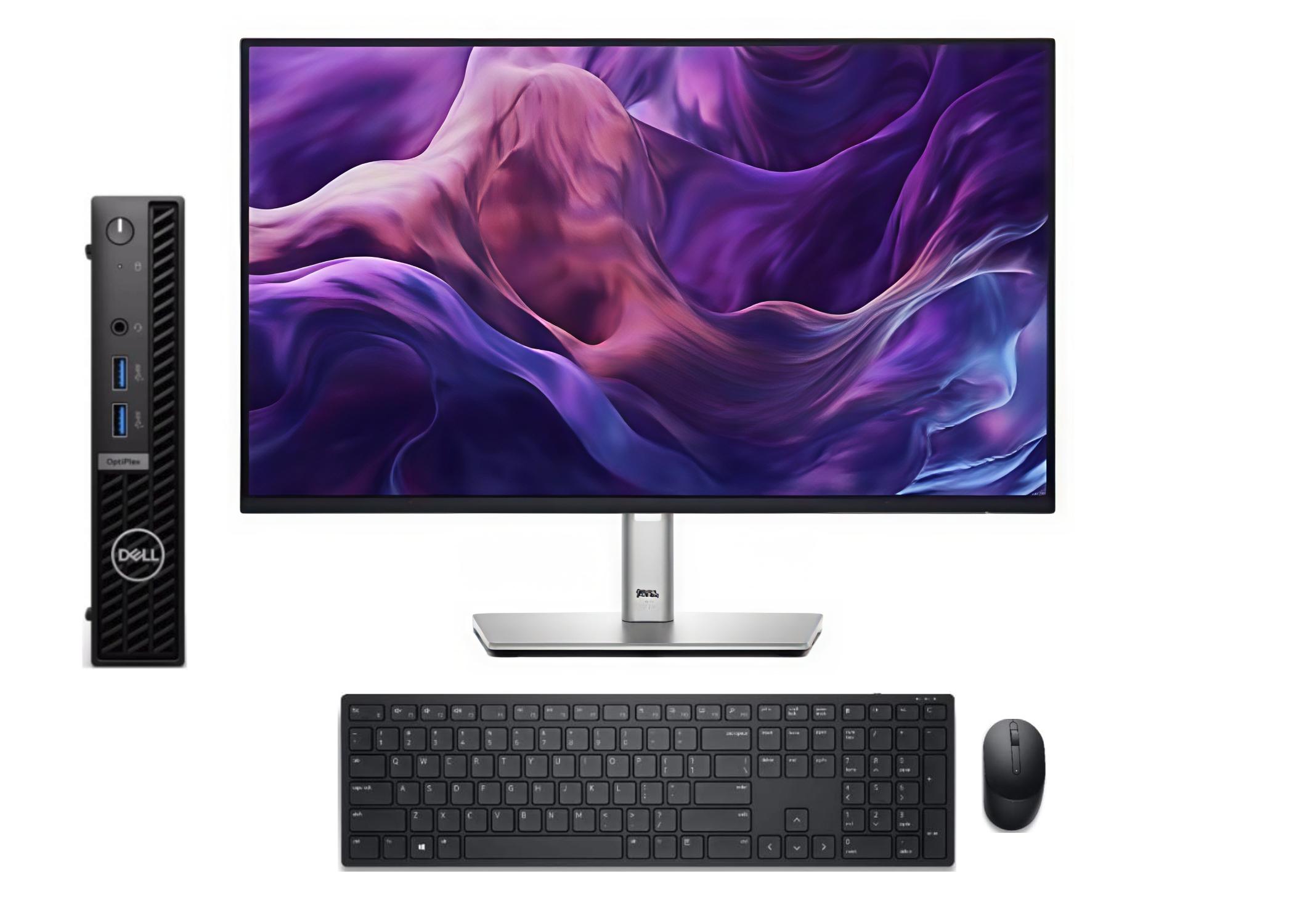 Computador Desktop Dell Optiplex 7020 MFF: Processador i3| 8GB Memória8GB| 256GB SSD| Monitor 24"| Garantia 3 Anos On-Site - Portal de Adesões