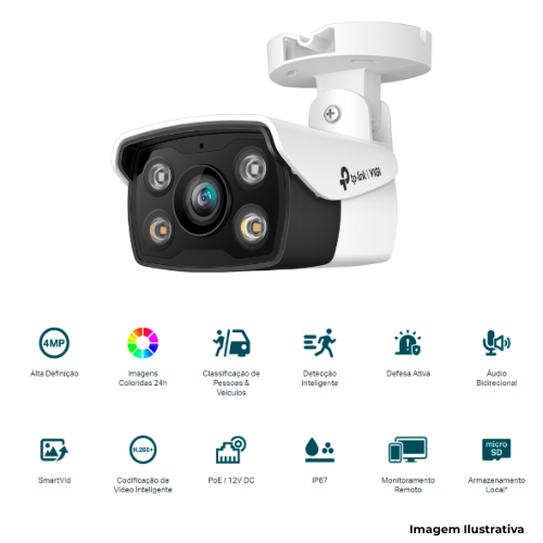 Câmera IP TP-Link VIGI C340 4 MP - Portal de Adesões