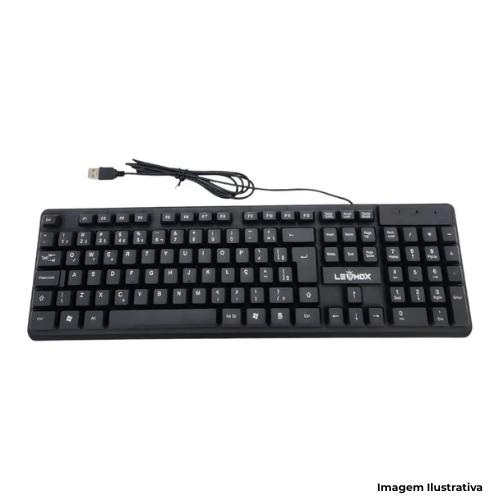 Teclado Lehmox Com Fio USB LEY-1605 - Portal de Adesões