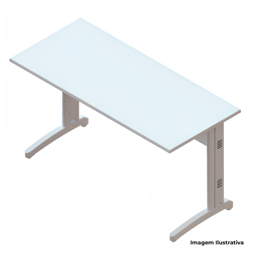 Mesa De Trabalho Retangular Genius 135X60X74cm 78120 - Portal de Adesões