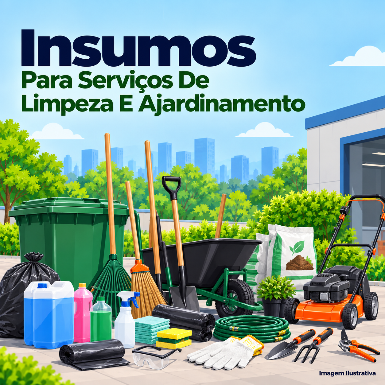 Insumos Para Serviços De Limpeza E Ajardinamento - Portal de Adesões