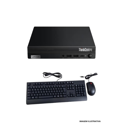 Computador Desktop Lenovo ThinkCentre M75q Gen 5: Processador Ryzen 7| 16GB RAM| 512GB SSD| Monitor 23,8"| Garantia 3 Anos On-Site