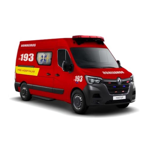 Ambulância De Bombeiros E Resgate Renault Master Furgão L3H2 Ou L3H2 PRO - Portal de Adesões