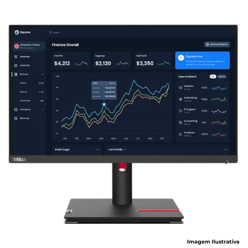 Monitor Lenovo ThinkVision T22i-30: Tela 21,5" - Portal de Adesões