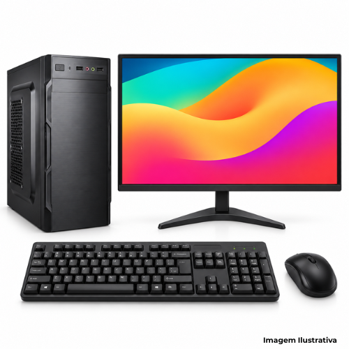 Computador Desktop MegaCorp MBM-5000: Processador i3| 8GB RAM| 256GB SSD| Monitor 21,5"| Garantia de 1 Ano - Portal de Adesões
