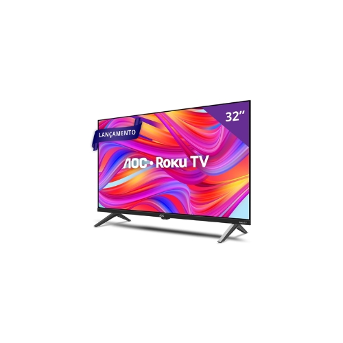 Televisor AOC 32S5045/78G: Smart TV DLED 32”| HD| Comando De Voz| Roku TV| Wifi| Bluetooth| HDMI| USB| Lan Ethernet
