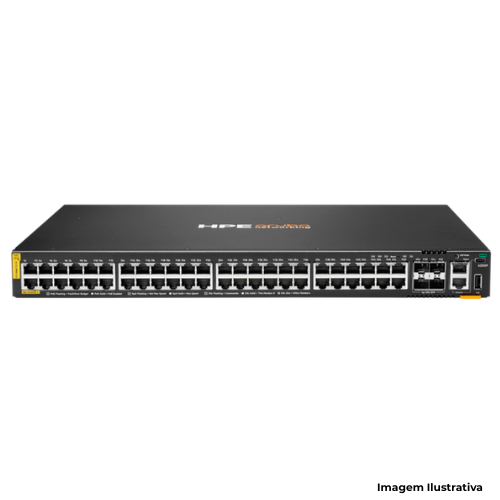 Switch De Acesso HPE Aruba Networking CX 6200F 48G Class4 PoE 4SFP+ 740W JL728B - Portal de Adesões
