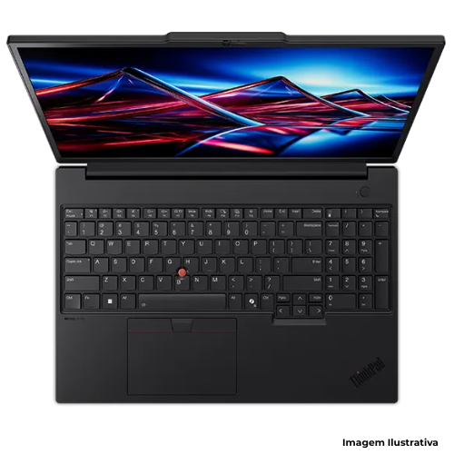 Notebook Workstation Lenovo ThinkPad P16v Gen 3: Processador Ultra 7| Memória RAM 64GB| Armazenamento SSD 2TB| RTX Pro 1000| Tela 16"| Garantia De 4 Anos On-Site