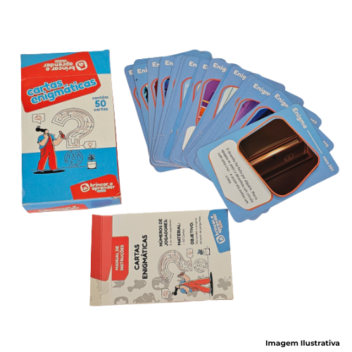 Brinquedo Jogo de Cartas com História Enigmáticas - 50 Cartas - Portal de Adesões