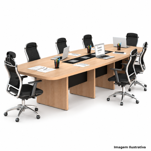 Mesa Escritório De Reunião Executiva Retangular MUR.CNT 2.4 - Portal de Adesões