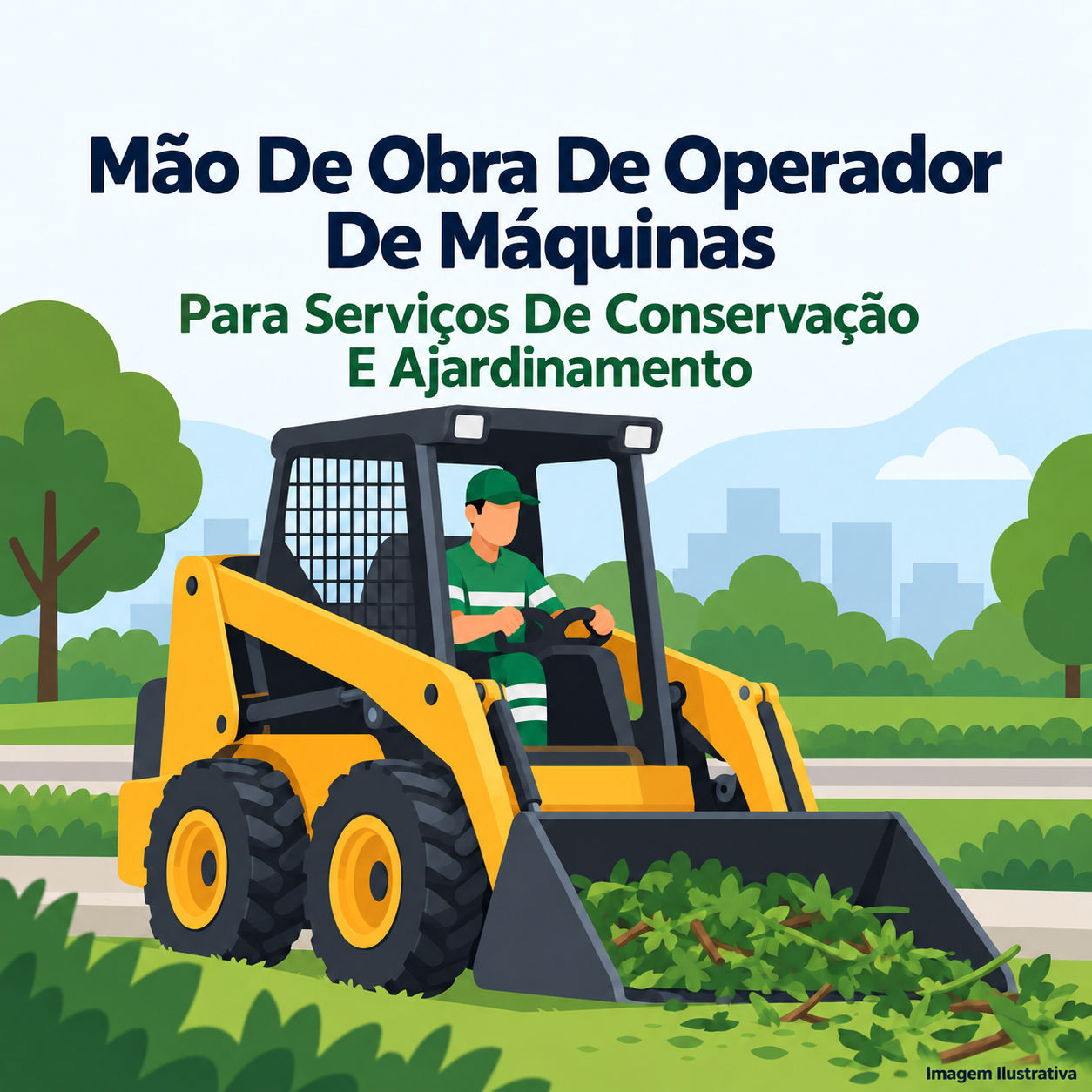 Mão De Obra De Operador De Máquinas Para Serviços De Conservação E Ajardinamento - Portal de Adesões