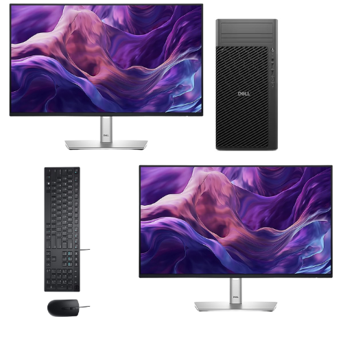 Workstation Dell Pro Max Tower T2: Processador 9 Ultra| 64GB RAM| 2x SSD 1TB| 2x Monitor 27"| NVIDIA® RTX 2000 Ada| Garantia 3 Anos On-Site - Portal de Adesões