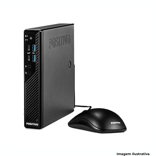 Computador Desktop Positivo Master C6400 Mini: Processador i3| 8GB RAM| 256GB SSD| Monitor 23,8"