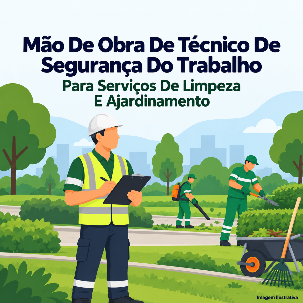 Mão De Obra De Técnico De Segurança Do Trabalho Para Serviços De Limpeza E Ajardinamento - Portal de Adesões