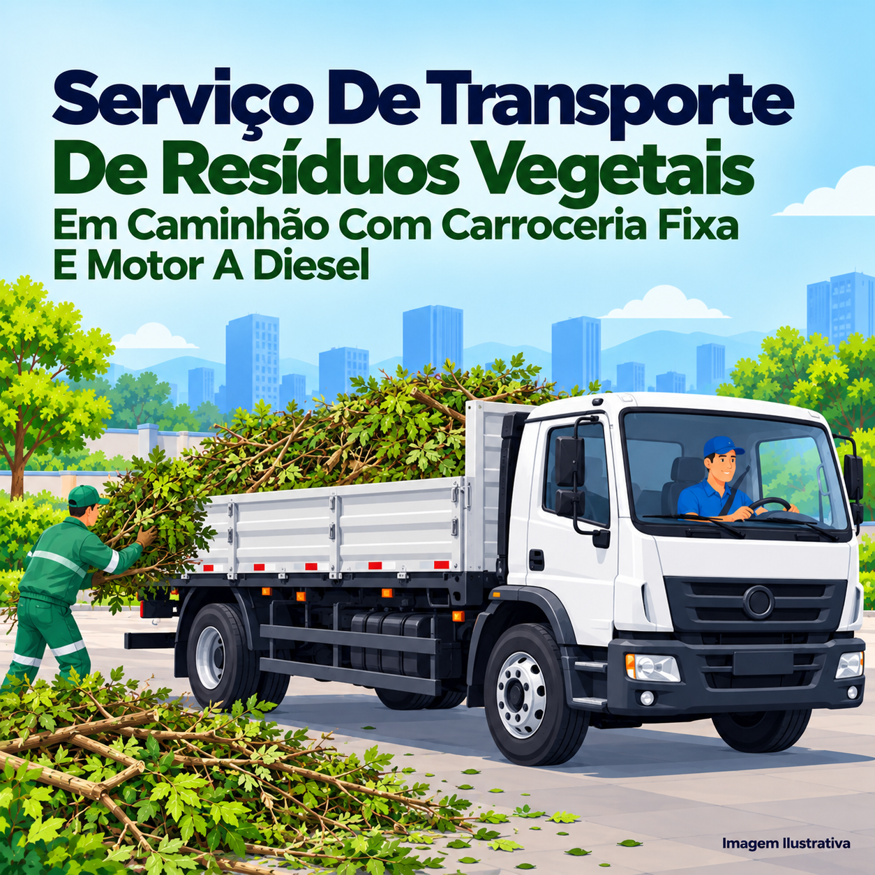 Serviço De Transporte De Resíduos Vegetais Em Caminhão Com Carroceria Fixa E Motor A Diesel - Portal de Adesões